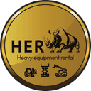 HER, médaillon rhinocéros doré